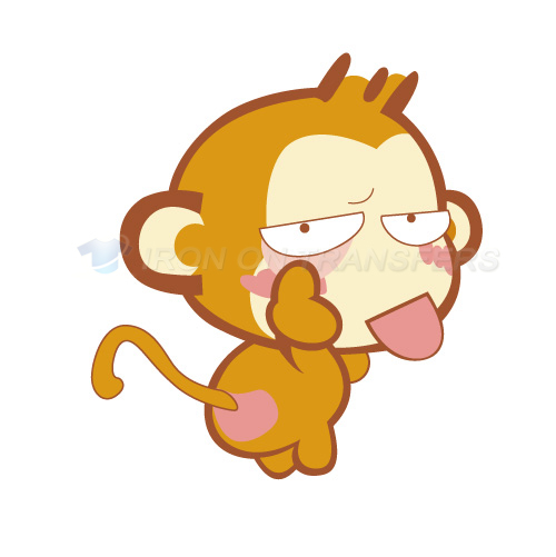 Monkey Iron-on Stickers (Heat Transfers)NO.8663